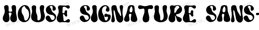 House Signature Sans字体转换